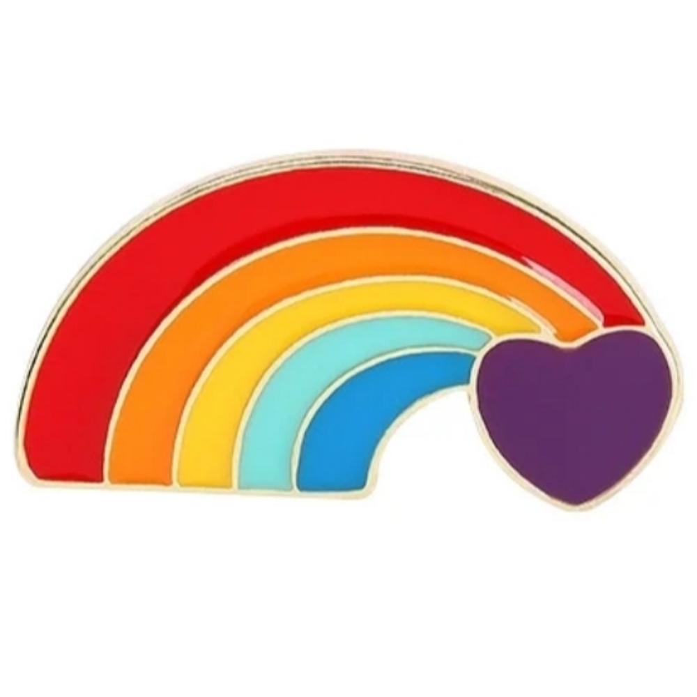 Rainbow‎ Pin/Brooch - Unisex New